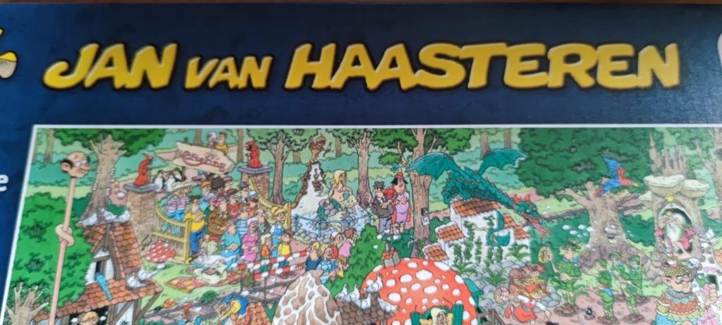 Efteling puzzel Jan van Haasteren NIEUWSTAAT, Hobby en Vrije tijd, Ophalen of Verzenden, 500 t/m 1500 stukjes, Zo goed als nieuw