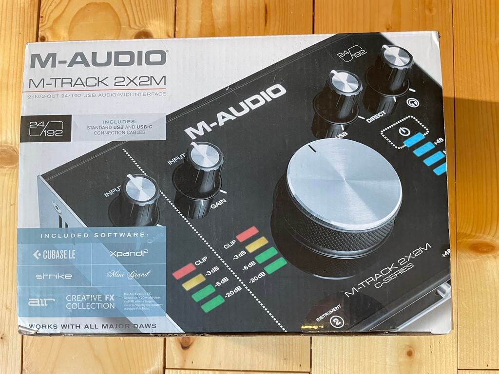 M-Track 2X2 audio intereface, Ophalen, Zo goed als nieuw, Audio