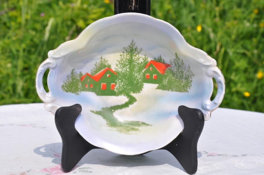plat en porcelaine oval victoria china, Ophalen of Verzenden
