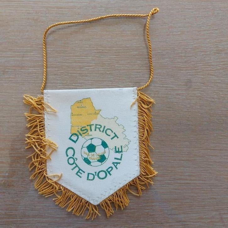 Vaandel voetbal District Côte d'Opal, Ophalen of Verzenden, Zo goed als nieuw