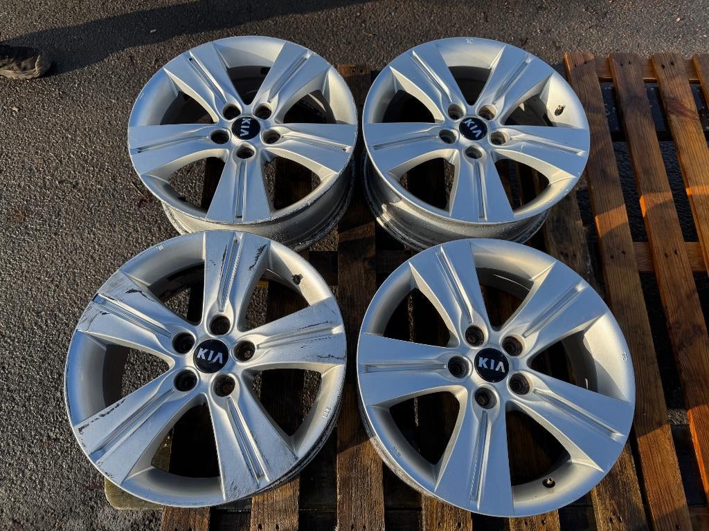 4 17 inch Kia Sportage aluminium velgen, Auto-onderdelen, Ophalen, Gebruikt, Kia