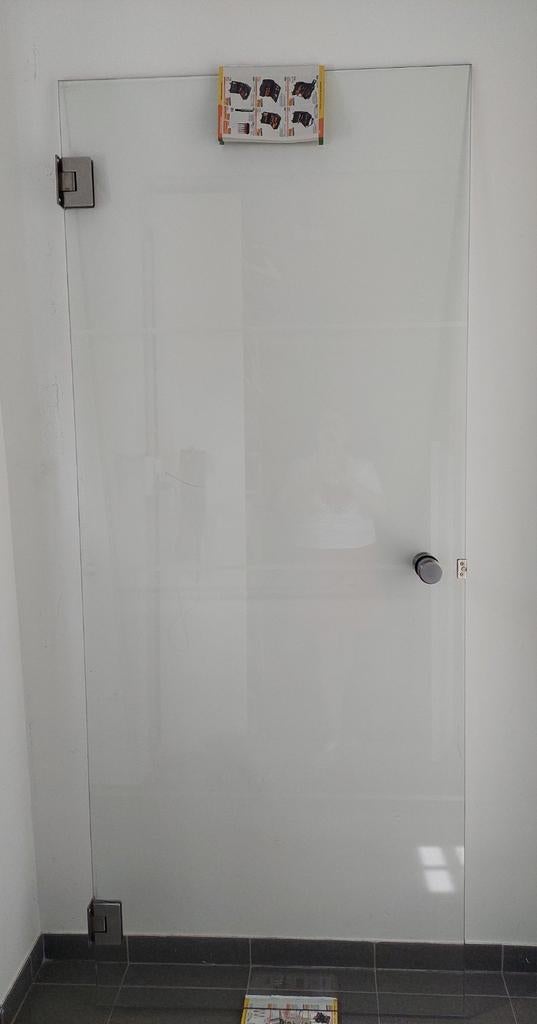 Gratuit Porte vitrée 83x201cm, Bricolage & Construction, Fenêtres & Moustiquaires, Enlèvement, Utilisé