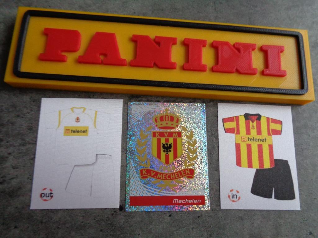 PANINI FOOTBALL 2012 KV MECHELEN 3 STICKERS zeldzaam, Hobby en Vrije tijd, Verzenden, Nieuw