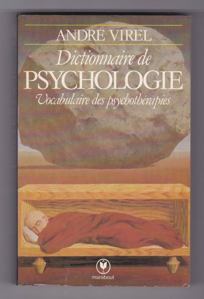 André Virel - Dictionnaire de psychologie, Enlèvement ou Envoi, Comme neuf, Autres sujets/thèmes, André Virel
