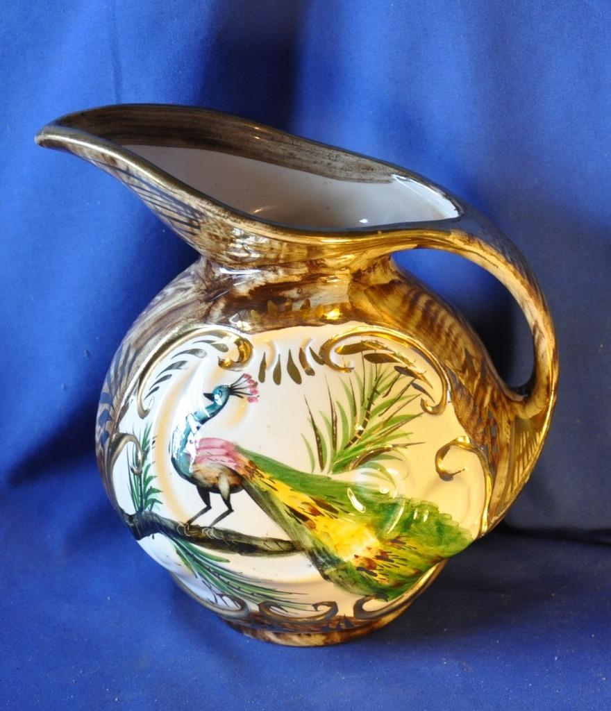 vase cruche bequet ? decor paon numero 169, Enlèvement ou Envoi