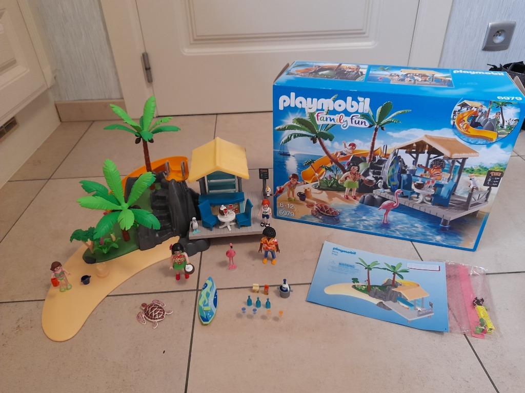 PLAYMOBIL Vakantie-eiland met strandbar 6979, Kinderen en Baby's, Speelgoed | Playmobil, Ophalen of Verzenden, Zo goed als nieuw