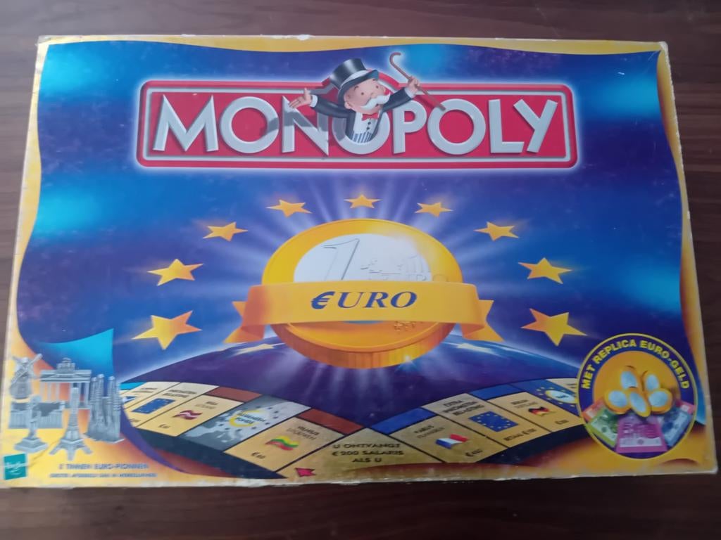Monopoly Euro Gezelschapspel, Hobby en Vrije tijd, Gezelschapsspellen | Bordspellen, Ophalen of Verzenden, Gebruikt