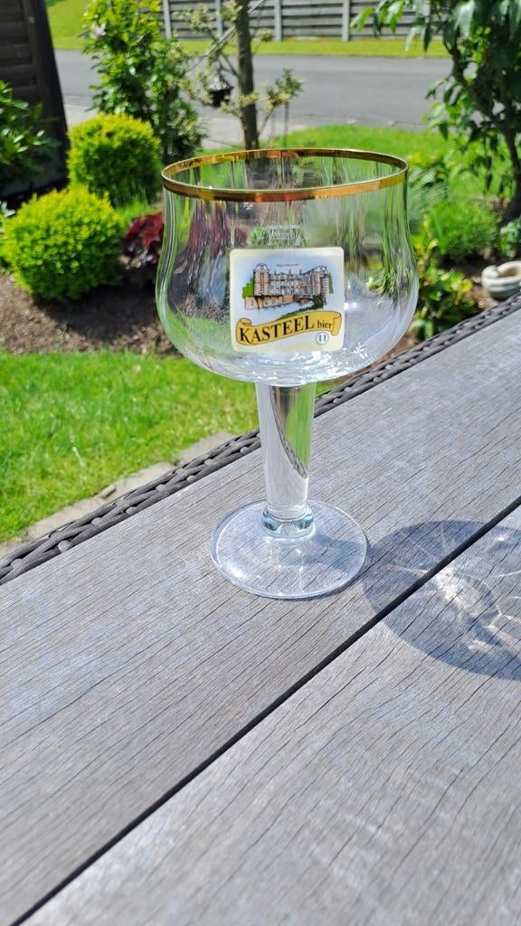 Glazen 'Kasteelbier', Verzamelen, Ophalen of Verzenden