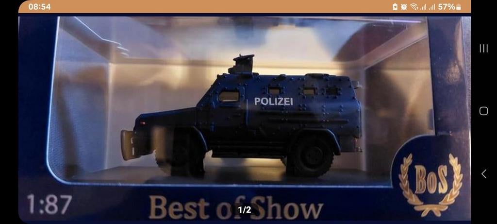 H0LK 0517 BIJZONDERE POLITIE VOERTUIGEN 1/87, Ophalen of Verzenden, Nieuw, Bus of Vrachtwagen, Overige merken