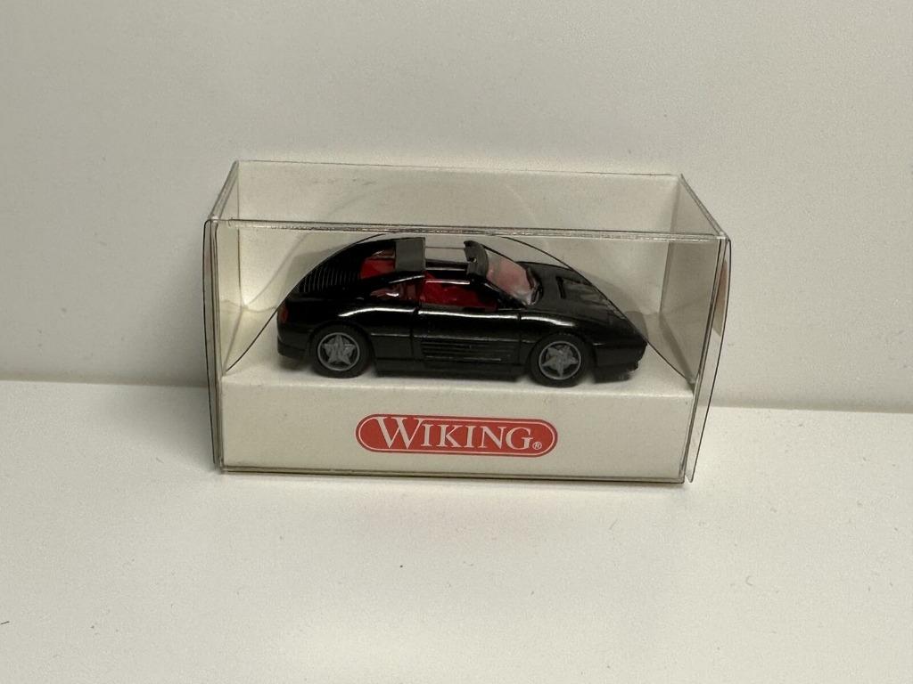 FERRARI 348 Targa TS Noire 1/87 HO WIKING Neuve + Boite, Enlèvement ou Envoi, Neuf, Voiture, Wiking