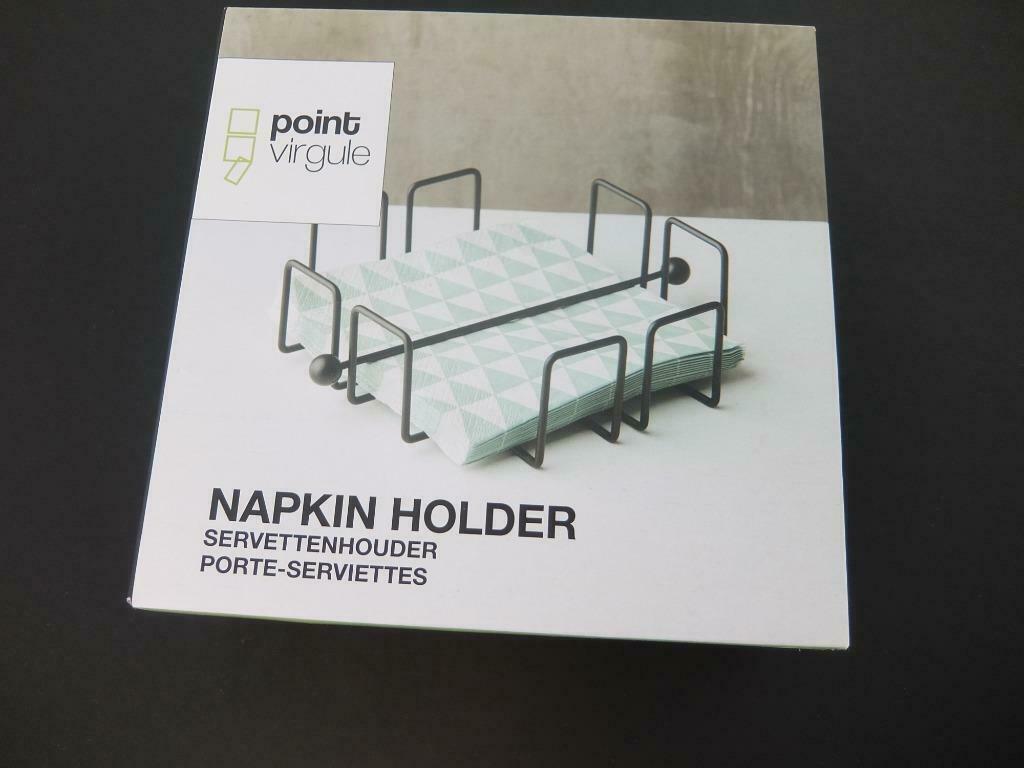 Point Virgule - Servettenhouder zwart. Nieuw!, Verzenden, Nieuw