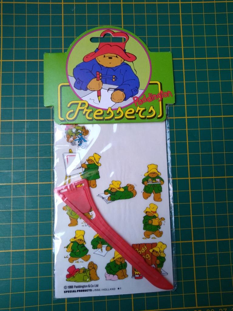 plaatjes wrijfstickers beertje Paddington, Hobby en Vrije tijd, Ophalen of Verzenden, Zo goed als nieuw