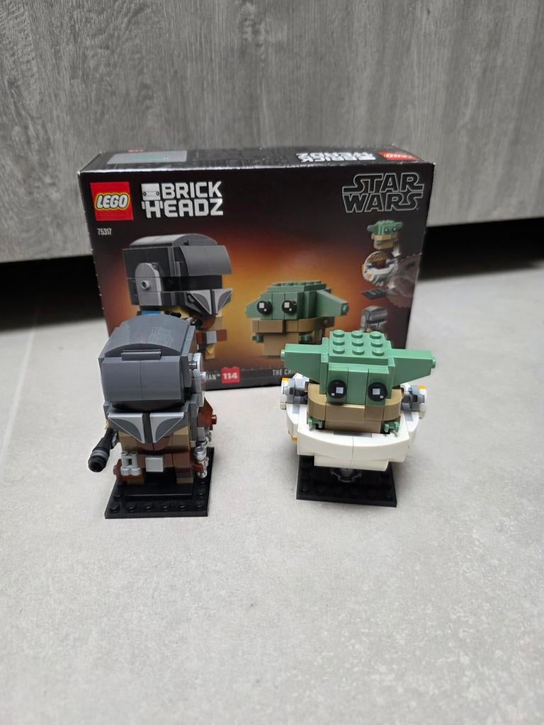 Lego 75317 Brick Headz The Mandalorian and the Child, Kinderen en Baby's, Ophalen of Verzenden, Zo goed als nieuw, Complete set