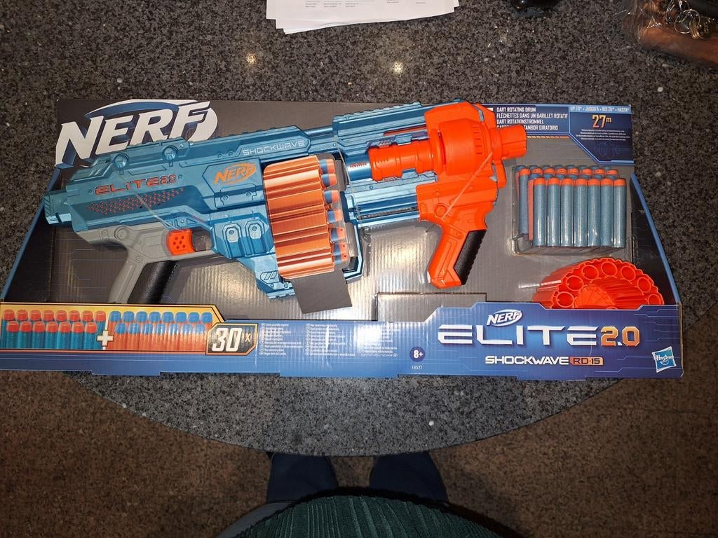 NERF Shockwave rd-15.   NIEUW, Enlèvement ou Envoi, Neuf