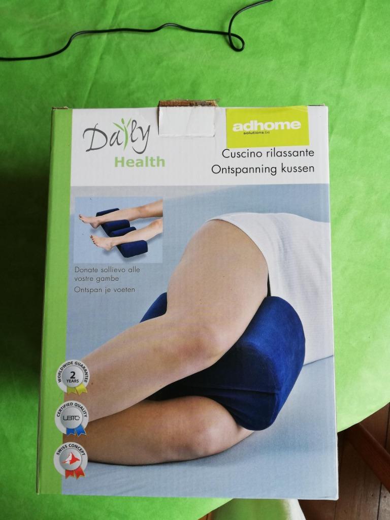 ONTSPANNING KUSSEN Buik- Rug- Zij-slaper Daily health  Adhom, Eenpersoons, Blauw, Nieuw, Ophalen of Verzenden