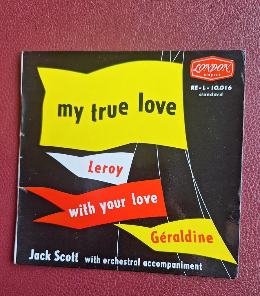 EP Jack Scott-My true love, Gebruikt, 7 inch, Ophalen of Verzenden, Pop