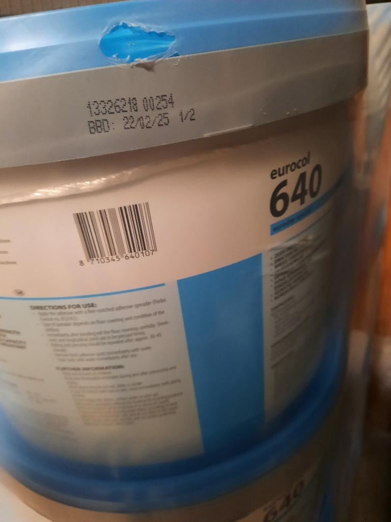 Eurocol 640 Eurostar  lijm te koop, Ophalen, Nieuw