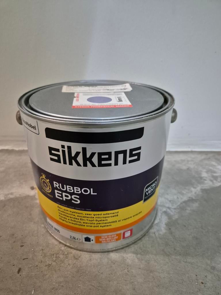 Sikkens Rubbol EPS Plus – 2,5L Bleu lavande, Enlèvement ou Envoi, Neuf, Bleu, Laque