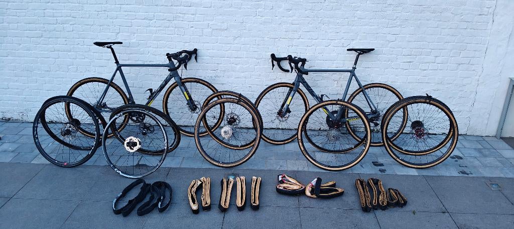 2x Ridley X-night SL  + extra wielen en tubes, Fietsen en Brommers, Gebruikt, Meer dan 20 versnellingen, 53 tot 57 cm, Ophalen