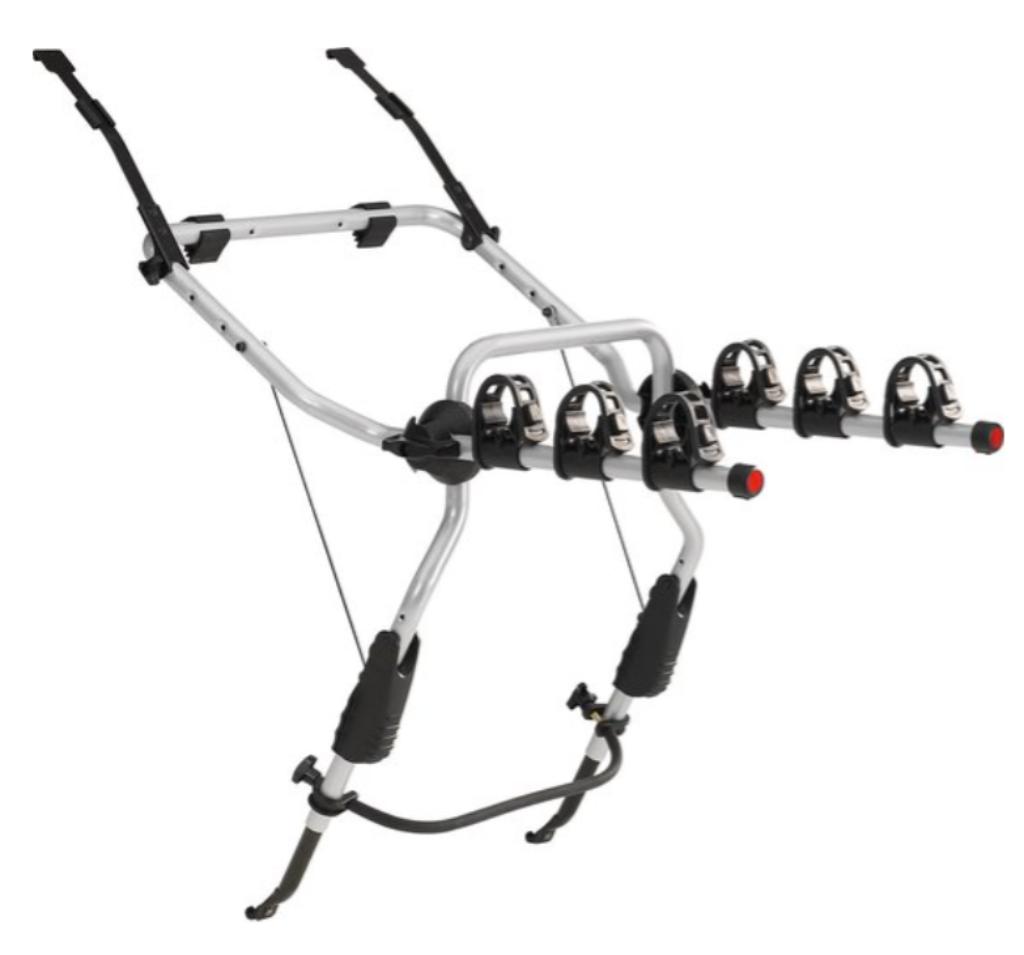 Fietsendrager Thule ClipOn 9103 Achterklep, Ophalen of Verzenden, 3 fietsen of meer, Zo goed als nieuw, Achterklepdrager