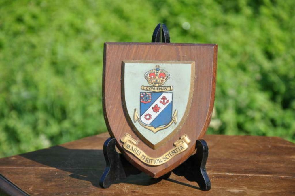 §ecusson mural militaire sur bois comievav, Collections, Enlèvement ou Envoi, Autres types