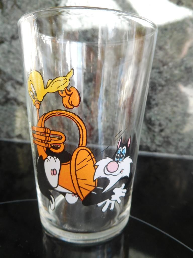 Verre vintage Titi et Grosminet, Collections, Enlèvement ou Envoi, Comme neuf, Verre à eau