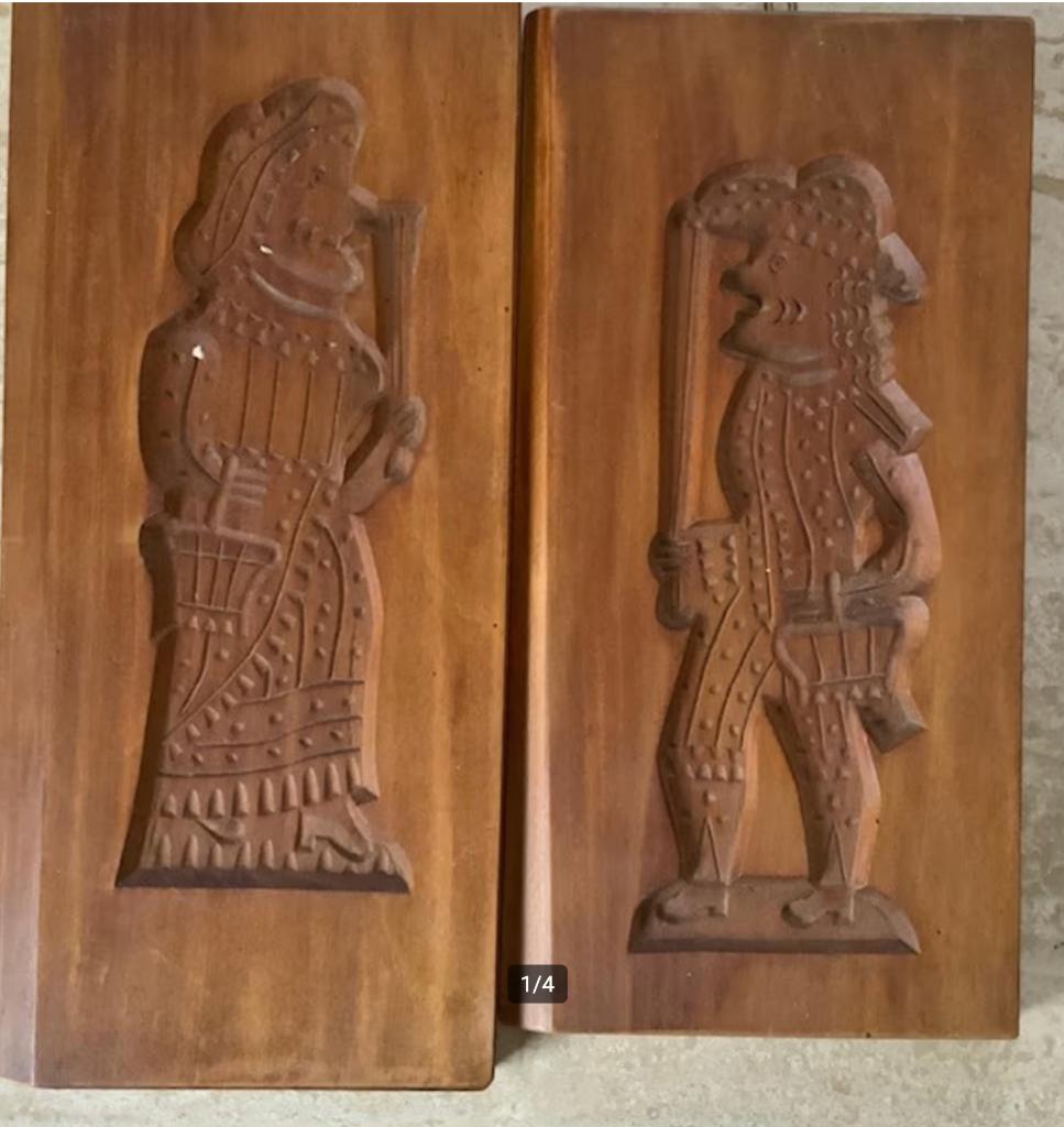 Houten speculaasvorm, speculaasplank, (speculaas) Koppel, Enlèvement