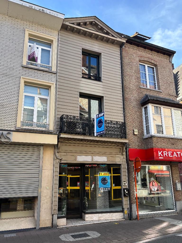 ENTREPRISE + RÉSIDENCE DANS LE CENTRE DE GERAARDSBERGEN, Maison 2 façades, 259 kWh/m²/an, 125 m², Jusqu'à 200 m²