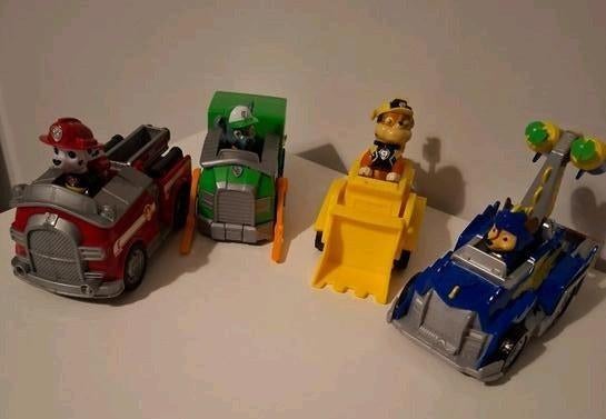 Paw Patrol voertuigen, Ophalen, Gebruikt