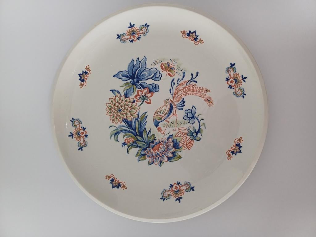 Vintage serveerschaal Boch Vieux Rhodes, Ophalen of Verzenden