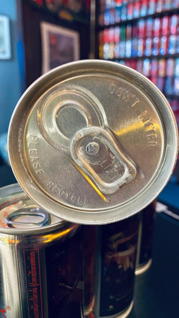 Oud Amerikaanse SPRITE blikje uit jaren 70's Coca-Cola, Ophalen of Verzenden, Gebruikt
