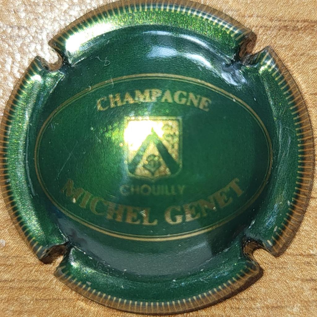 Capsule Champagne Michel GENET Vert noir & Or nr.02, Enlèvement ou Envoi, Neuf, France, Champagne