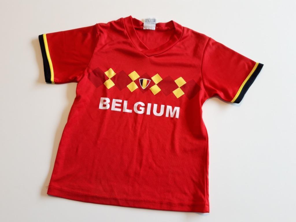 T-shirt "Belgium" - Maat 98/104, Ophalen of Verzenden, Nieuw, Jongen of Meisje, Sport- of Zwemkleding