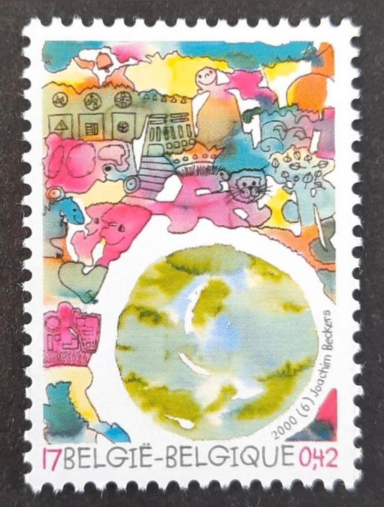Belgique : COB 2891 ** Dessin d'enfant 2000., Timbres & Monnaies, Sans timbre, Neuf, Enlèvement ou Envoi, Non oblitéré