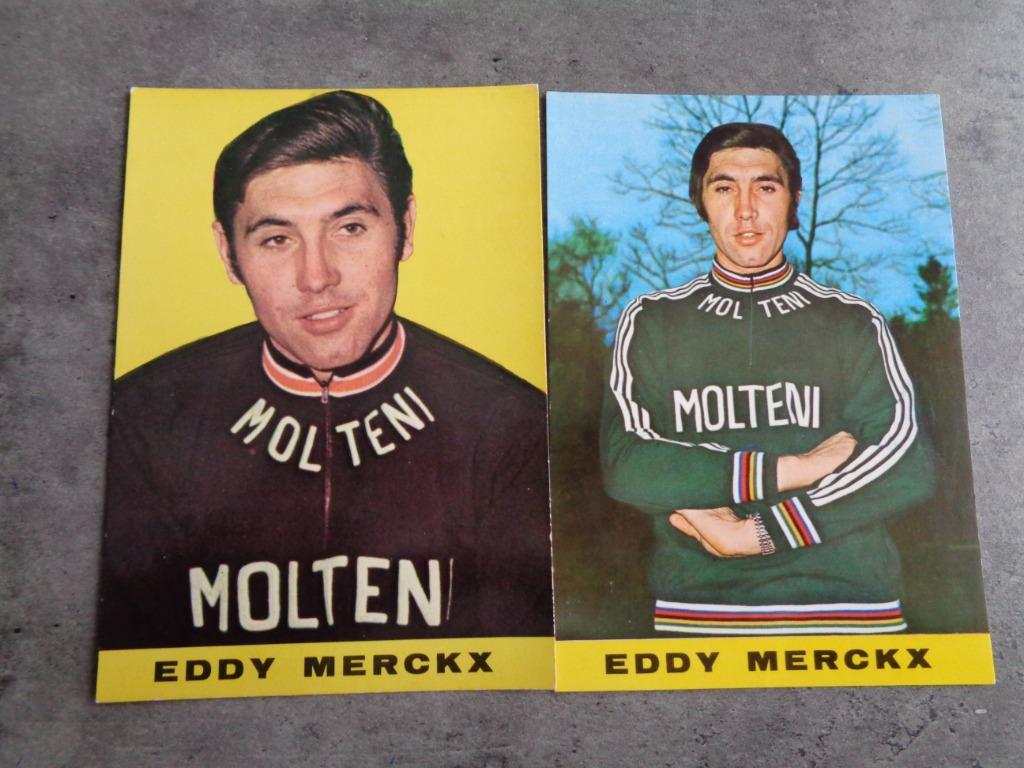 MERCKX EDDY  CYCLING  2X CARTES RARE ÉDITION POK, Enlèvement ou Envoi
