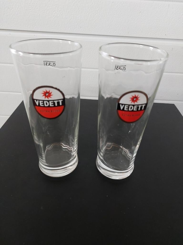 Verres à bière Vedett, Collections, Enlèvement ou Envoi, Comme neuf, Verre à bière