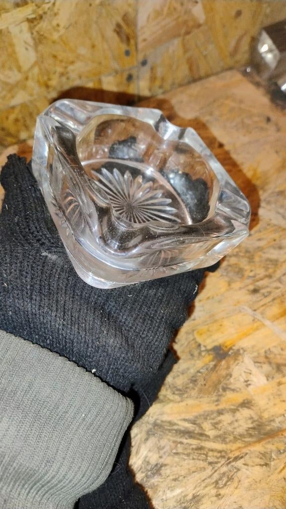 Cendrier en verre, Antiquités & Art, Antiquités | Argent & Or, Envoi, Argent
