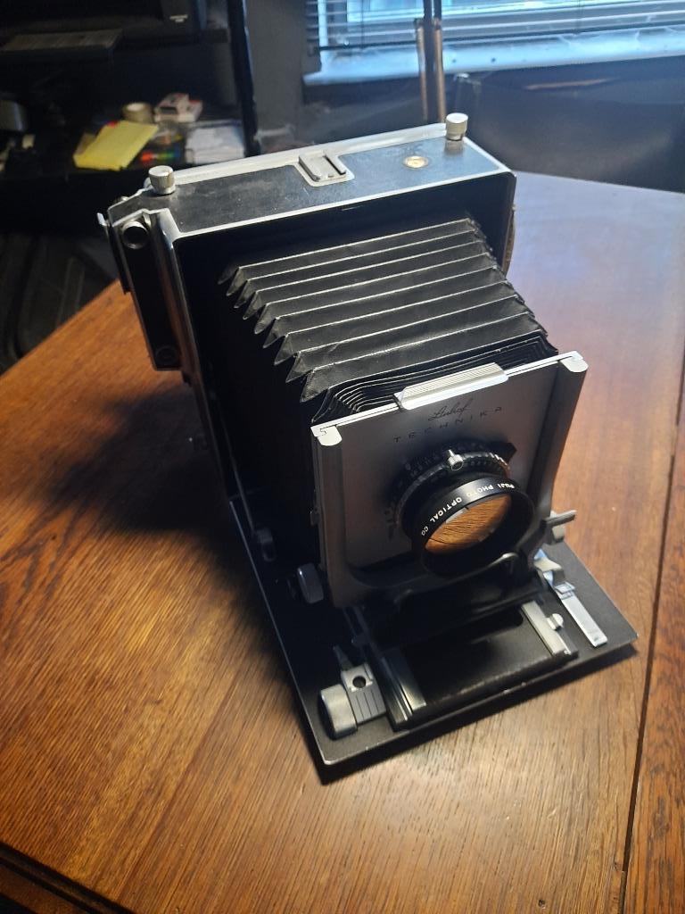 Linhof technica 13/18 en 4/5 inch, Ophalen, Gebruikt, Overige Merken