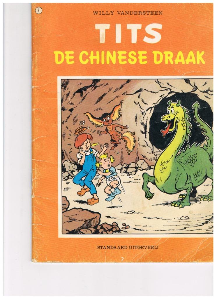 Tits de Chinese draak, Gelezen, Willy Vandersteen, Eén stripboek, Ophalen of Verzenden