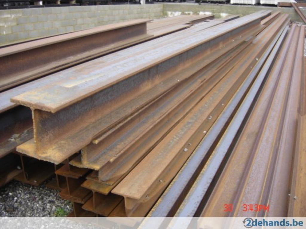 Ijzer balken, HEA balk, IPE balk, kokerprofiel, buizen, Ophalen, Zo goed als nieuw, IJzer