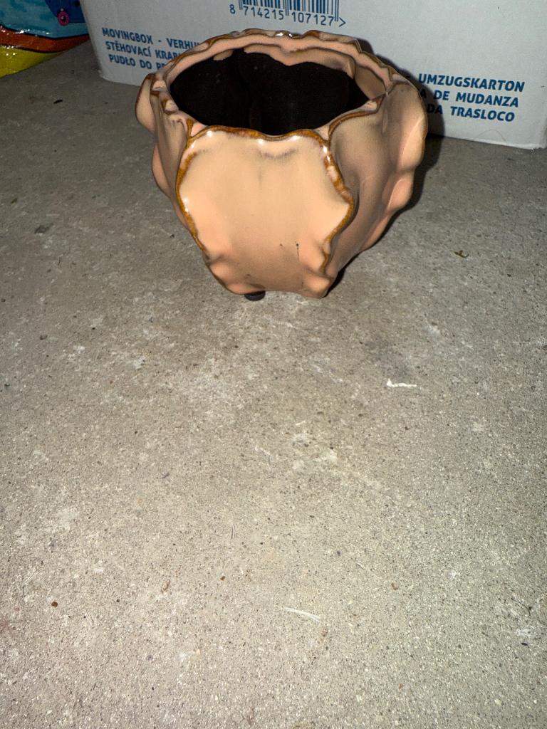 Petit pot en céramique abricot, Enlèvement ou Envoi