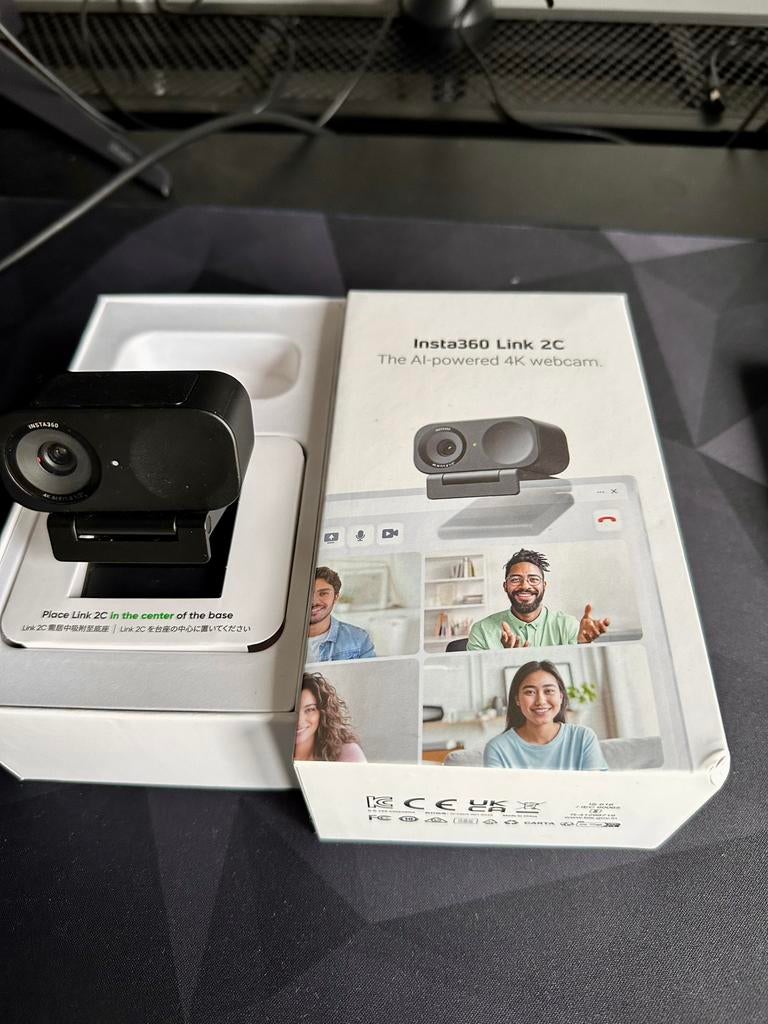 Insta360 Link 2 C Webcam 4K (garantie Amazon), Enlèvement ou Envoi, Comme neuf