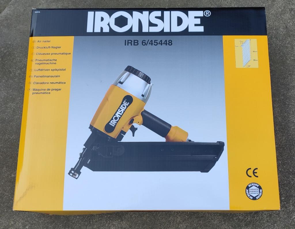 IRONSIDE 90 mm persluchtspijkermachine, Doe-het-zelf en Bouw, Ophalen, Nieuw