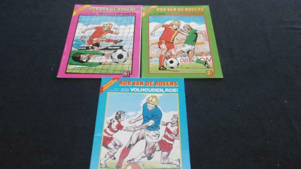 3 strips van Rob van de Rovers, Boeken, Meerdere stripboeken, Ophalen of Verzenden, Gelezen