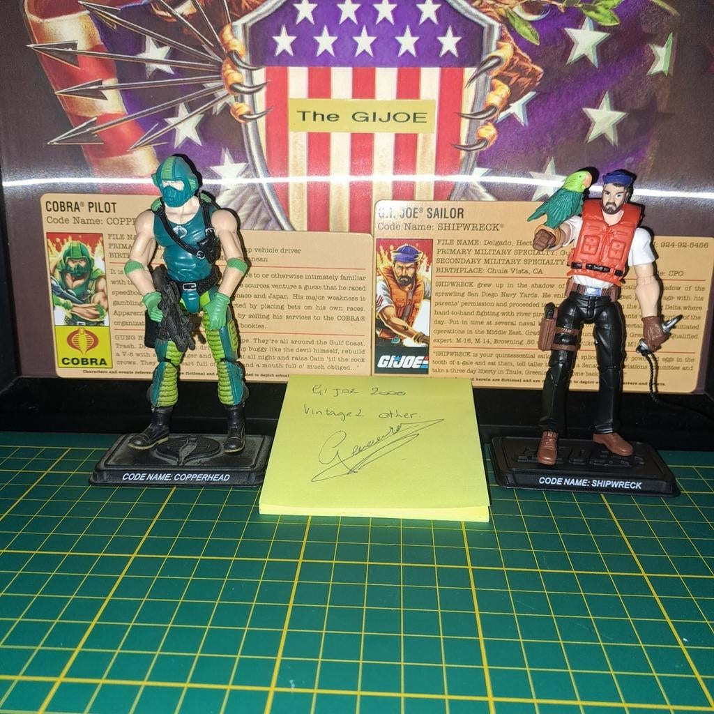 hasbro g.i.joe gi joe gijoe 25 copperhead & shipswreck 2008, Kinderen en Baby's, Speelgoed | Actiefiguren, Ophalen of Verzenden