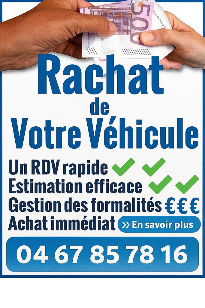 RACHAT DE VOITURE OCCASION PANNE ACCIDENTÉ MOTEUR HS EXPORT