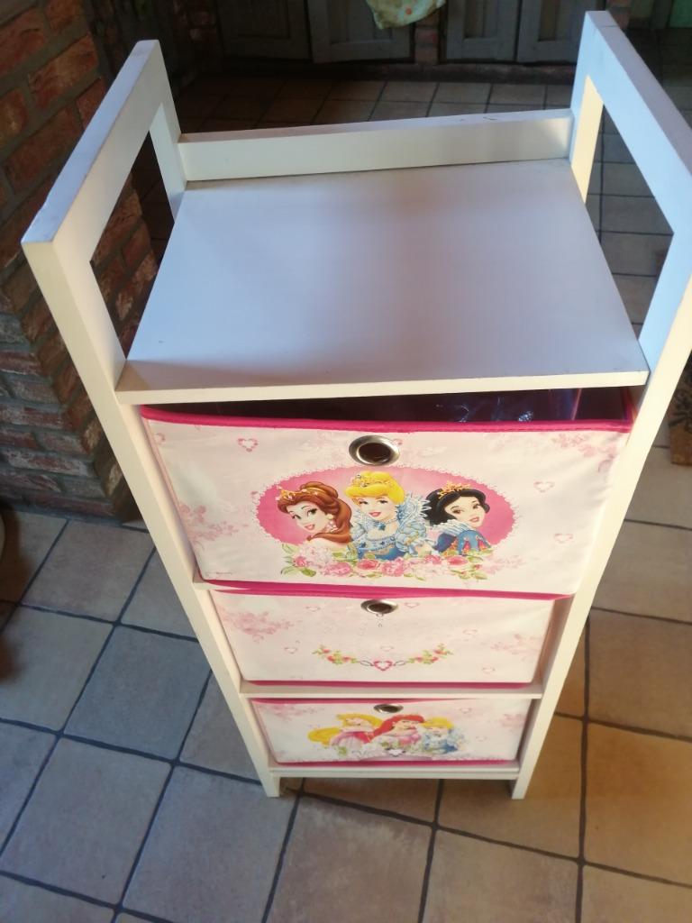 petite armoire enfant 3 tiroirs tissus Disney, Maison & Meubles, Enlèvement ou Envoi, Utilisé