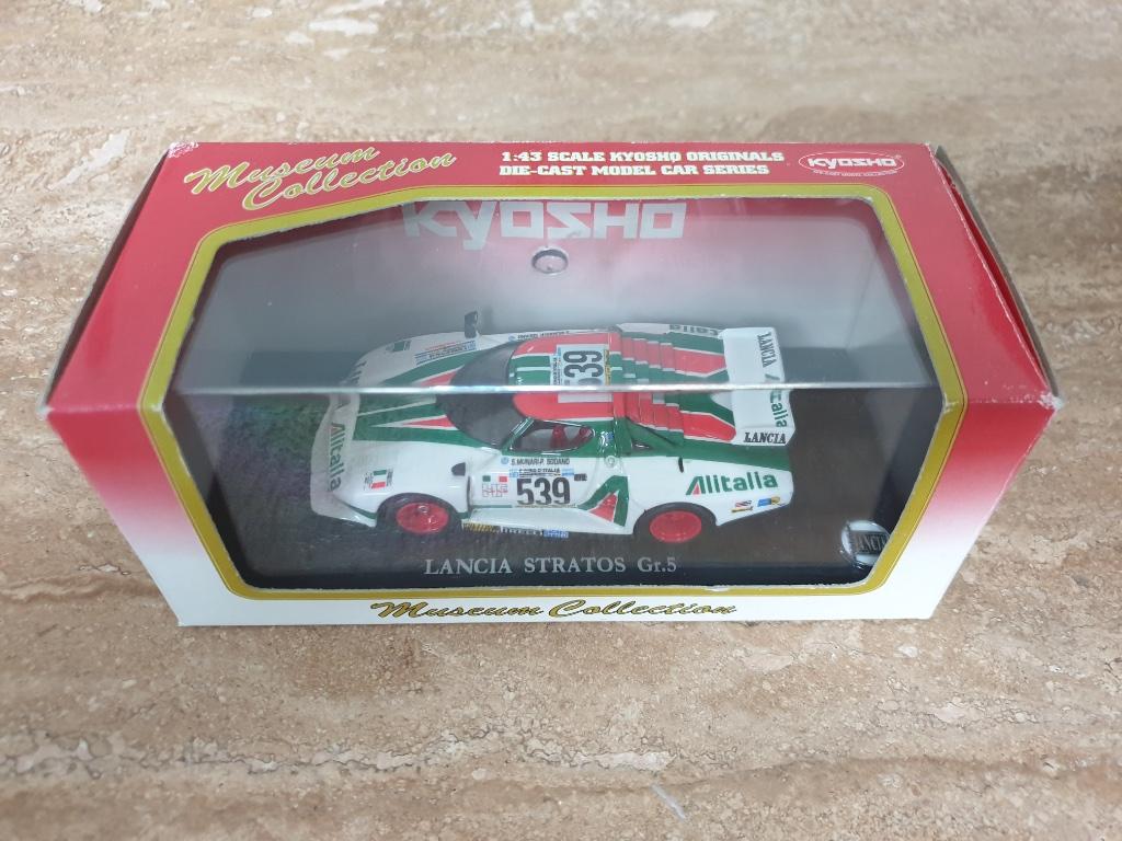 Kyosho 1/43 Lancia Stratos Turbo Munari Giro d'Italia 1977, Hobby en Vrije tijd, Modelauto's | 1:43, Ophalen of Verzenden, Zo goed als nieuw
