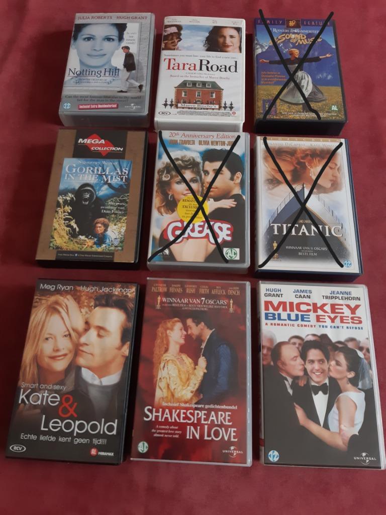videocassettes VHS - allemaal of per stuk, Vanaf 12 jaar, Ophalen of Verzenden, Overige genres