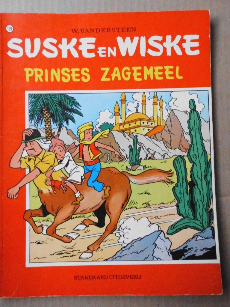 Suske en Wiske - Prinses zagemeel, Gelezen, Willy Vandersteen, Eén stripboek, Ophalen of Verzenden